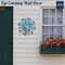 Wacky Sun Metal Wall Art Indoor/Outdoor Decor - 12" Teal Rust Proof Wall Sculpture - Made in USA - Ideal for Bedroom, Garden, Home, Patio and Farmhouse